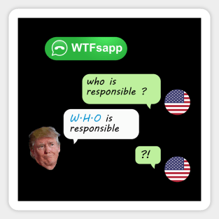 Trump and America on Whatsapp Sticker